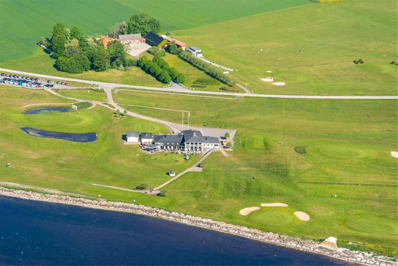 Trelleborgs Golfklubb från ovan 
